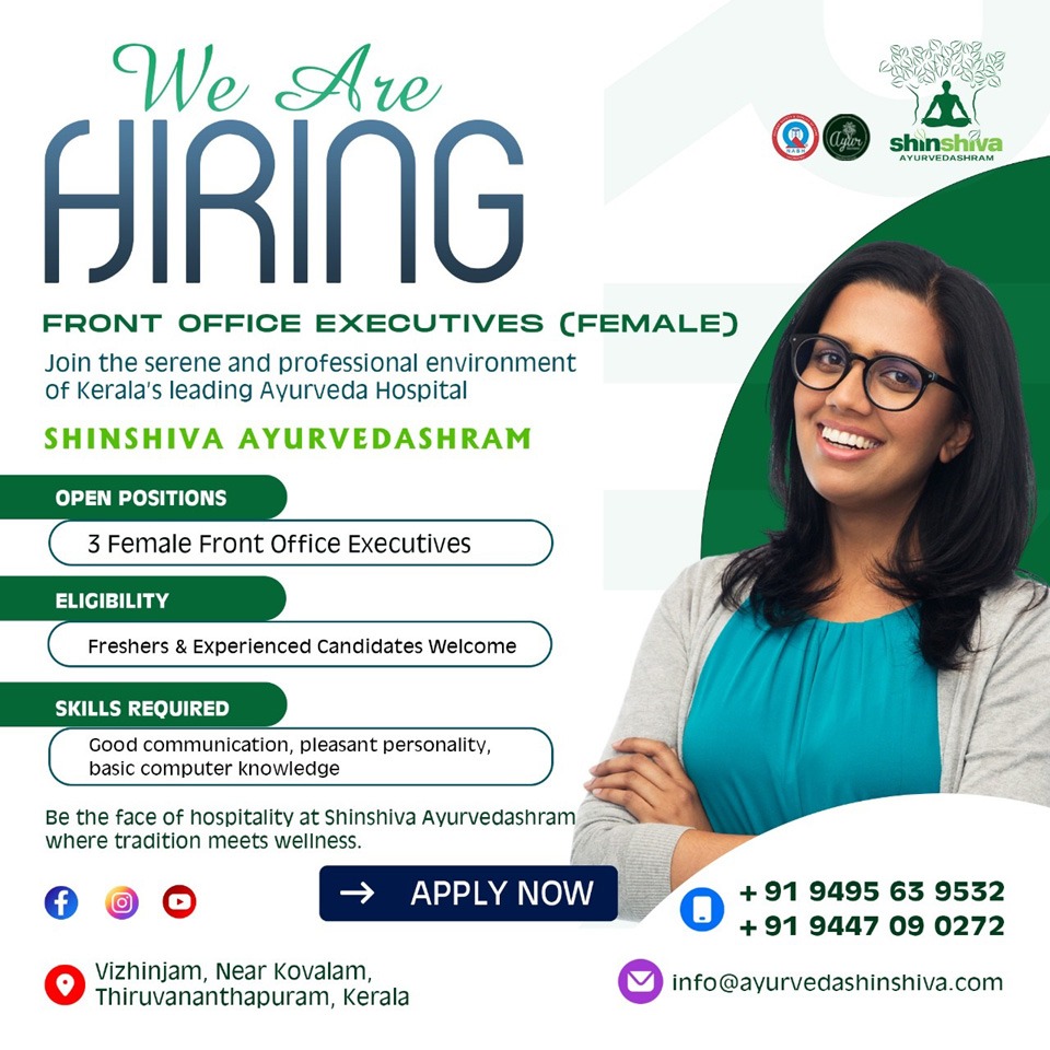 Hiring Front Office Executive